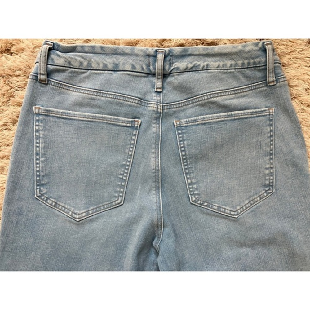 Express Skinny Mid Rise Hyper Stretch Light Wash Jeans Women Size Short 12 14 16 - Picture 6 of 10
